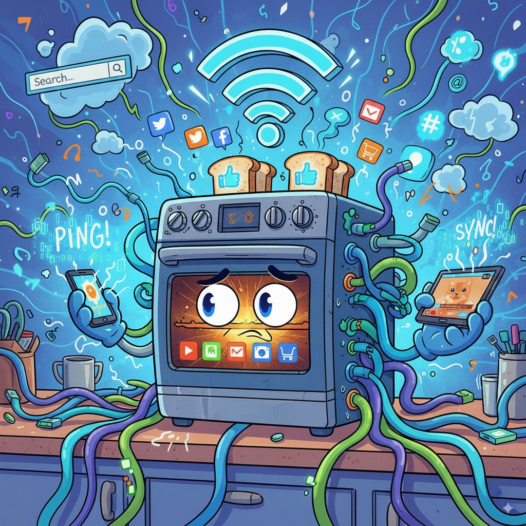 I just connected my oven to the internet!?